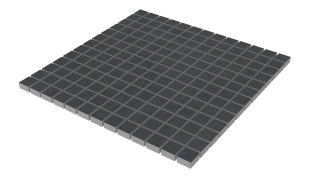 Классическая мозаика из керамогранита 30х30 (чип 2х2 см)