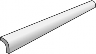 Бордюр La Riviera Pencil Bullnose Blanc 25913 3X20