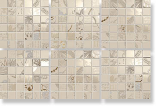 Comp Mosaico Carillon Greige (6 Pezzi 15X15)