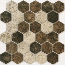 Мозаика Olmeto Brown (Чип 51X59X6 Мм) 27,1X28,2