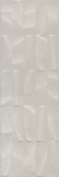 Настенная плитка Безана 12151R Серый Светлый Структура Обрезной 25x75