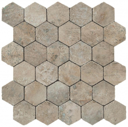 Мозаика Aix Cendre Honeycomb Tumbled (A0UC) 30x31