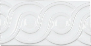 Бордюр Adex Relieve Clasico Blanco Z (ADNE4113) 7,5x15