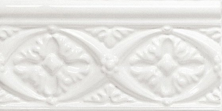 Бордюр Adex Relieve Bizantino Blanco Z (ADNE4002) 7,5x15