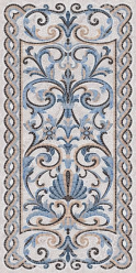Керамогранит Ковер SG590902R Мозаика Синий Декорированный Лаппатированный 119,5x238,5