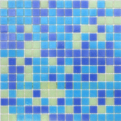 сине-голубой микс