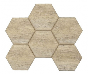 Мозаика Selection Oak Hexagon SI01 неполированная 25x28,5