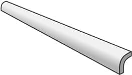 Бордюр Pencil Bullnose Matelier Alpine White 26505 3X15