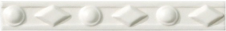 Бордюр Amarcord Diamantato Bianco Matt Dam1 3X20