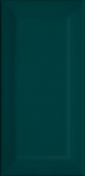 Настенная плитка Клемансо 16059 Зеленый Темный Грань 7,4x15